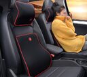 Car Headrest Neck Protector Backrest Seat Pillow Lumbar