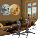2 In 1 Star Projector Earth And Moon