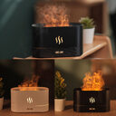 Aroma Diffuser With Flame Light Mist Humidifier Aromatherapy
