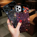 European And American Punk Gradient Rhinestone Makeup Mirror
