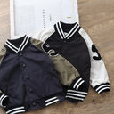 New Boys Handsome Baseball Uniform Coat Stand Collar