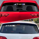 Car Windshield Stickers Signal WiFi Power Vinyl Decal