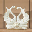 Swan Ornaments Ceramic Home Accessories