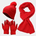 Three Piece Set Of Autumn And Winter Hats