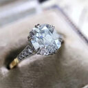 Hand Jewelry Brass Plated Two Tone Zircon Women's