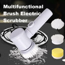 Kitchen Supplies Multifunctional Brush Electric Scrubber Rechargeable Dishwashing