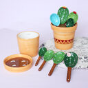 Ceramic Spoon Rice Cactus Scale Baking Measuring Household