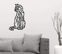 Carved Metal Wall Art Cat Interior Home Decor