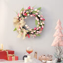 Two Tone Tulip Wreath Valentine's Day Easter Ornament