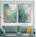 Abstract Liquid Fluid Art Poster Canvas Painting Modern