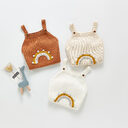 New Baby Girl Knitted Strap Jumper
