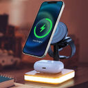 New Magnetic Wireless Charger Three-in-One Night Light Phone
