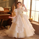 Children Birthday Princess Little Girl Host Dress