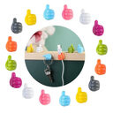 Multifunctional Clip Holder Thumb Hooks Wire Organizer Wall