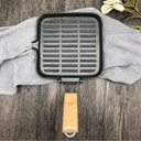 Camping Cookware Cast Iron Steak Skillet Folding Pan