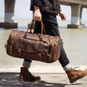 Men's Retro Genuine Leather Super Large Capacity First