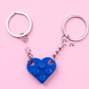 New Heart Key Chain Valentines Day Gift Blocks
