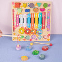Baby Busy Board Diy Accessories Fruit Games Wooden