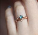 Fashion Plating Rose Gold Women's Rings