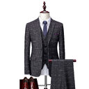 Men's Business Suits Korean Version Slim Wedding Groom