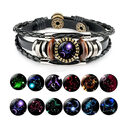 Zodiac Sign Bracelets For Women Men 12 Constellation
