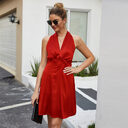 Women's Spring Dress Backless Women
