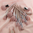 Girly Heart Pink Makeup Brush Set Eyeshadow