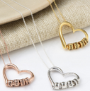 Personalized Heart Necklaces Women Jewelry Name & Pendants