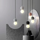 Nordic Ins Modern Cement Terrazzo Small Chandelier Restaurant