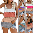Loose Camisole Knit Beach Top Women Beachwear