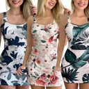 High Waist Women Dresses Spring And Summer Spaghetti