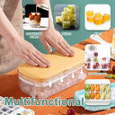 Ice Cube Tray With Storage Box Quick Demould