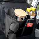 Car Rear Seat Storage Bag Leather Multifunctional