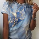 Women's European And American New Abstract Retro Print