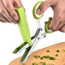 Multifunctional Muti-Layers Stainless Steel Knives Multi-Layers Kitchen Scissors