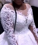 Wedding Gown Plus Size Illusion Bridal Dresses Full