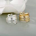 Indian Double Layered Rings Couple