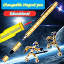 Magnetic Polar Pen Metal Magnet Modular Think Ink