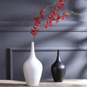 Home Desktop Flower Arrangement Decor Ceramic White Tall