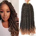 TOMO Pre-twisted Passion Twist Crochet African Dirty Braids