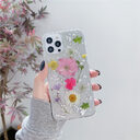 Silver Foil Dried Flowers For Mobile Phone Cases