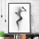 Black And White Abstract Wall Art Canvas Painting