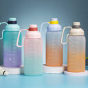 Gradient Color Water Cup Summer Large Capacity Sports