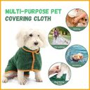 Dog Bathrobe Pet Drying Coat Microfiber Absorbent Beach