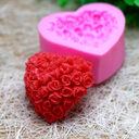 Valentines Day Gift Love Rose Silicone Mould Home