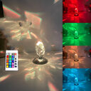 Led Crystal Night Light With Remote Control Bedroom