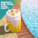 Large Inflatable Beer Mug Cooler Pool Float Drink