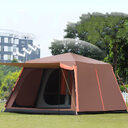 Outdoor Fully Automatic Aluminum Pole 3-4-5-8 People Double-layer