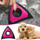 Triangle Electrostatic Dog Hair Cleaner Carpet Scraper Pet