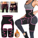Sweat High Waist Thigh Trimmer Butt Lifter Shapewear